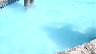 Summer Fun Photoshoot: Woman in a Pool