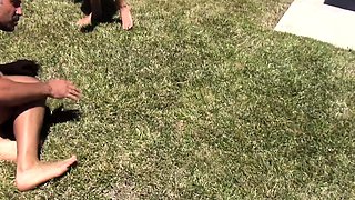 Real amateur skanks have group sex at slutty party in hi def