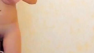 Sexy Brunette Myla_angel. Gymnastics in Sportwear and Naked, Tits Sucking, Naked Walking!