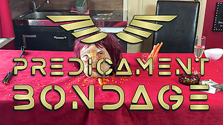 Humiliating the Powerless Slave at the Dining Table (223)