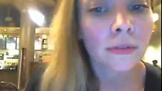 Flashing cafe: Big Tits, Amateur  Public Nudity Porn