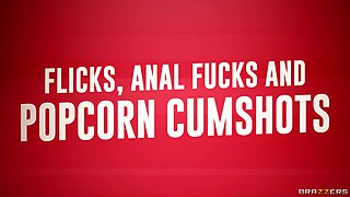 Flicks, Anal Fucks And Popcorn Cumshots With Jordi El Nino Polla, Tina Fire - Brazzers