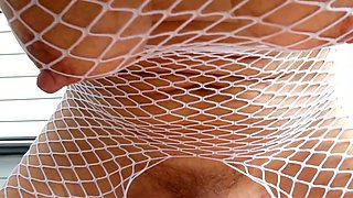 Omg! Hot Hairy MILF with Pumped Pussy Rides Cock and Has Extreme Squirting Orgasm