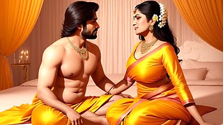 Aunty enjoys her first time with cartoon anal adventures