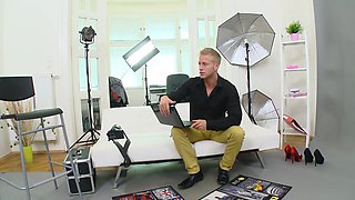 Adelle is a Russian teen fucked hard by a photographer
