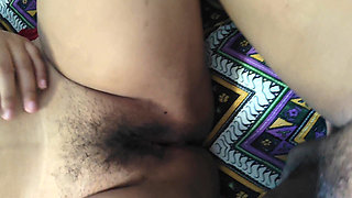 Fucking Wife's Wet Pussy, Horny, Big Natural Breasts