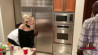 Horny Blondes Visit Big Black Cocks in La Swingers Party Fun for All