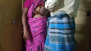 Indian Desi Aunty Fucking Boss in Village Home