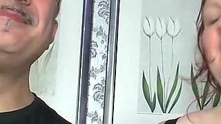 Redhead BBW gets her pussy fisted and sucks cock