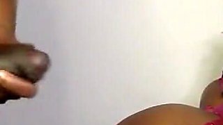 Ebony Couple BBC Stroke and Huge Ass Babe