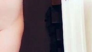 Amateur striptease and Solo masturbation