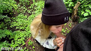 Stepsister Seduced Me For Hardcore Sex In The Forest. Pov