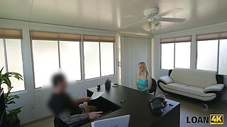 LOAN4K. This blondie pussy enjoys hidden cam