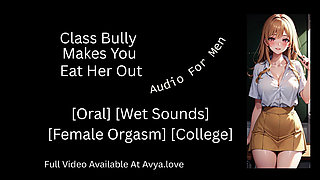 Class Bully Makes You Eat Her Out Domination Hentai JOI