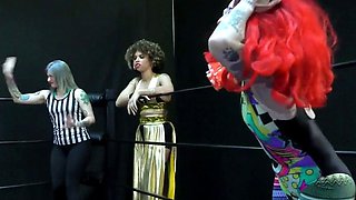 Tickle Wrestling Entertainment: Paula Bunion vs Punchy the