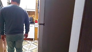 Movie Scene Between Pots and Pans Fucking in the Kitchen