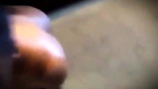 Slim Ebony MILF Plays With Huge Natural Boobs