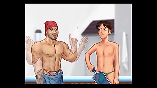 Steamy summertime saga action in a sensual game of sixty-nine