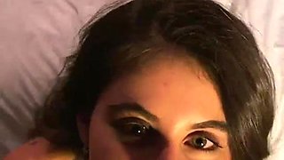 Beautiful tanned girl thrilling porn scene