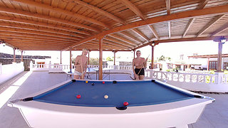 Marie & Chloe - Topless Pool