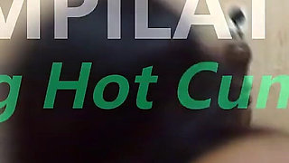 Mouthful of Cum Compilation - Sucking Hot Cum Part 1