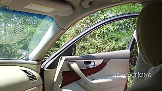 Hitchhiker Squirting in My Car 4K