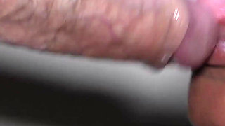 Ebony Mouth Swallows My Cum After a Blowing Session