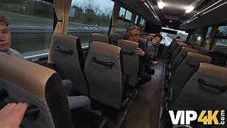 Xxx on the bus. hot sex with federika