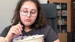 Cutie stuffs: Amateur, Bbw  Feedee Porn