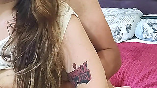 Stepmom MILF Hot Blonde Small Tits Big White Ass Hairy Pussy Facesitting Doggystyle Fuck Cumshot in Body Part 1