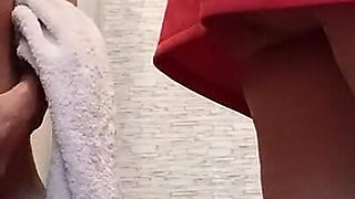 When I Came Out of the Shower Into the Kitchen, I Couldn't Help but Cum on My Stepmom's Ass