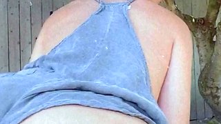 Amateur blondie solo anal masturbation
