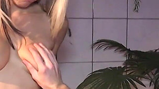 Watch This Busty Blondie From France Rides Guy