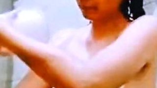 Sexy indian beauty stripping nude taking bath on webcam
