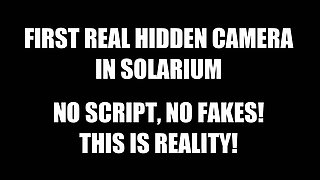 Hidden Cam - Hairy Pussy in Solarium
