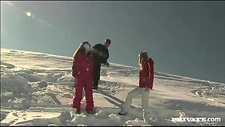 Members of the Ski Rescue Patrol Find a Stranded Skier and Screw Him - Private Porn Sex Videos