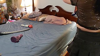 Hotwife Getting Excited Dancing Before a Date