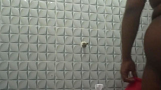 Adorable desi girl caught bathing in shower