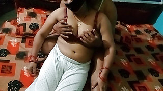 Indian bhabhi having romance with her lover.