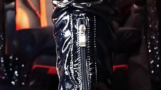My Shiny Black Pvc Over-the-knee Boots Drive You Wild Ita