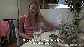 Czech Streets 104: Martina the Snapchat girl