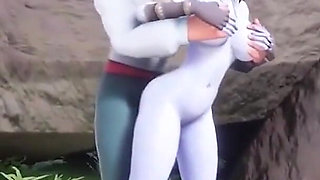 Elf Fucking a Draenei Girl in the Land of Azeroth - Warcraft Porn Parody