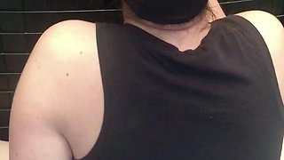 Busty amateur glory hole babe gagging