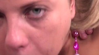This little foreign chick sure loves the cock