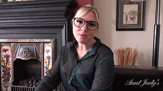 Auntjudys - Your Busty MILF Teacher Charlie Rae Sucks Your Cock (pov)