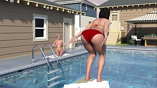 Lily Of The Valley Two Sexy Naked Housewives By The Pool Ep 18