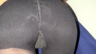 POV Sex Doll in sports leggings, perfect butt and beautiful tits getting fucked by big shaft - POV Anal