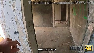 Hunt4k. red haired babe was truly innocent to fuck while gf was witnessing