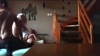 Russian Foursome: Blowjob, Amateur  Groupsex Porn