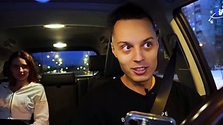 Sexy Strip Game with Naked Hottie on Fake Taxi YouTube Show